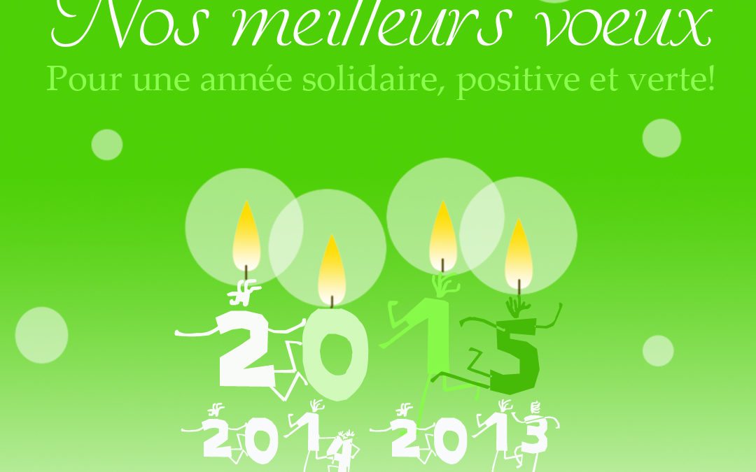 Bonne année Solidaire, Positive et Verte!